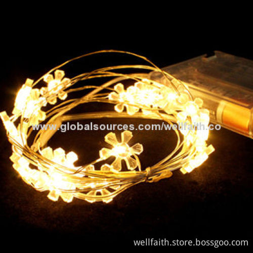 Outdoor String Lighting with Good Quality for Promotional Gifts with 3/4.5V Voltage